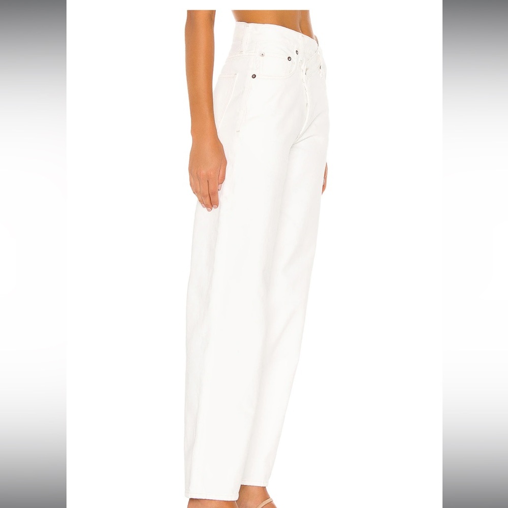 AGOLDE Criss Cross Wide Leg in Paste - size 27